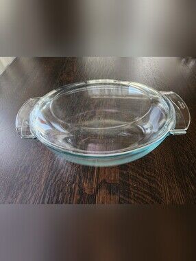 Pyrex Corning Vintage 460 Clear Roaster with Lid EUC $52